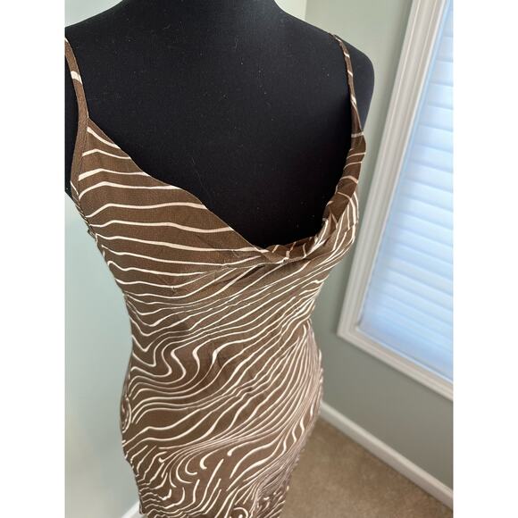 NWT Charlie Holiday Lola Mini Slip Dress Retro Zebra M - Picture 3 of 8